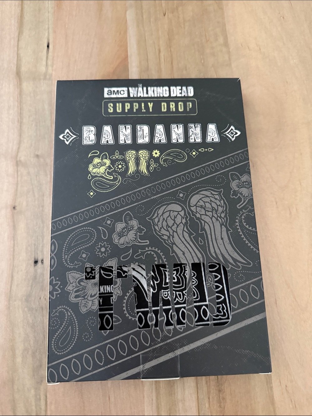 The Walking Dead Supply Drop Black Bandanna